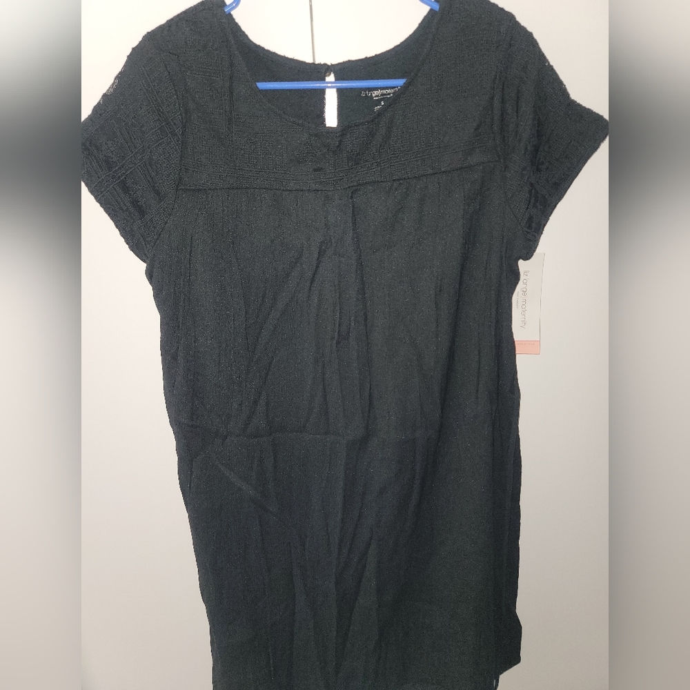 Liz Lange Maternity Dress Black- Small